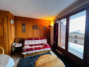 Les Saisies: Appt 2P+C, terrasse, TV, lave-vaisselle - 5 pers - FR-1-293-399